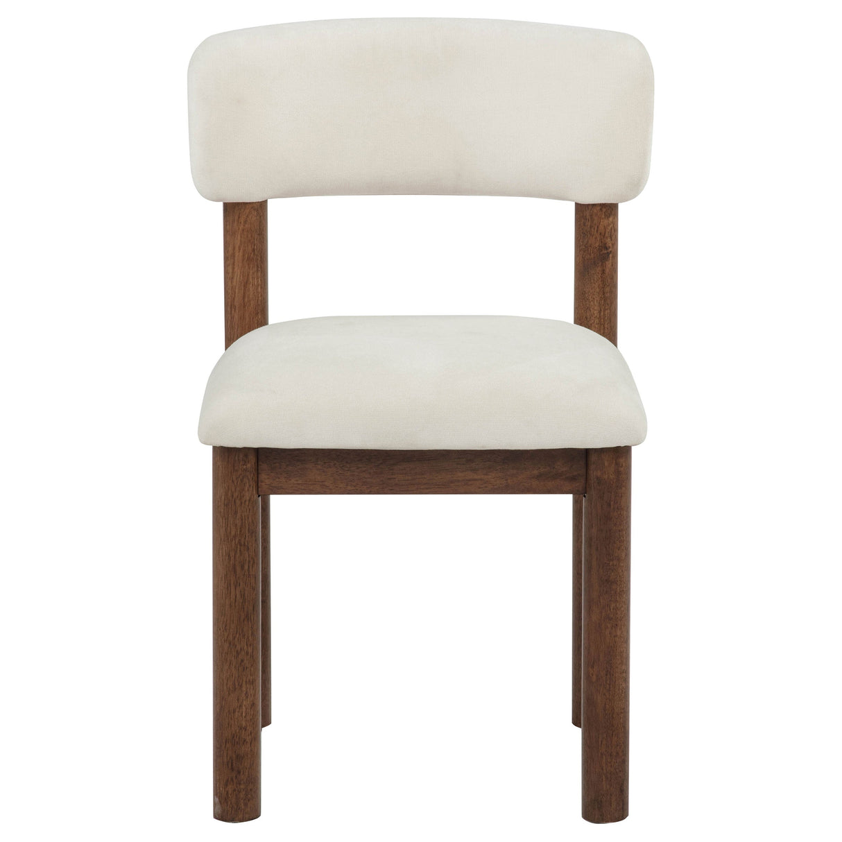 Faulkner Cream Upholstered Dining Side Chair (Set of 2) by Coaster at Eve Furniture
