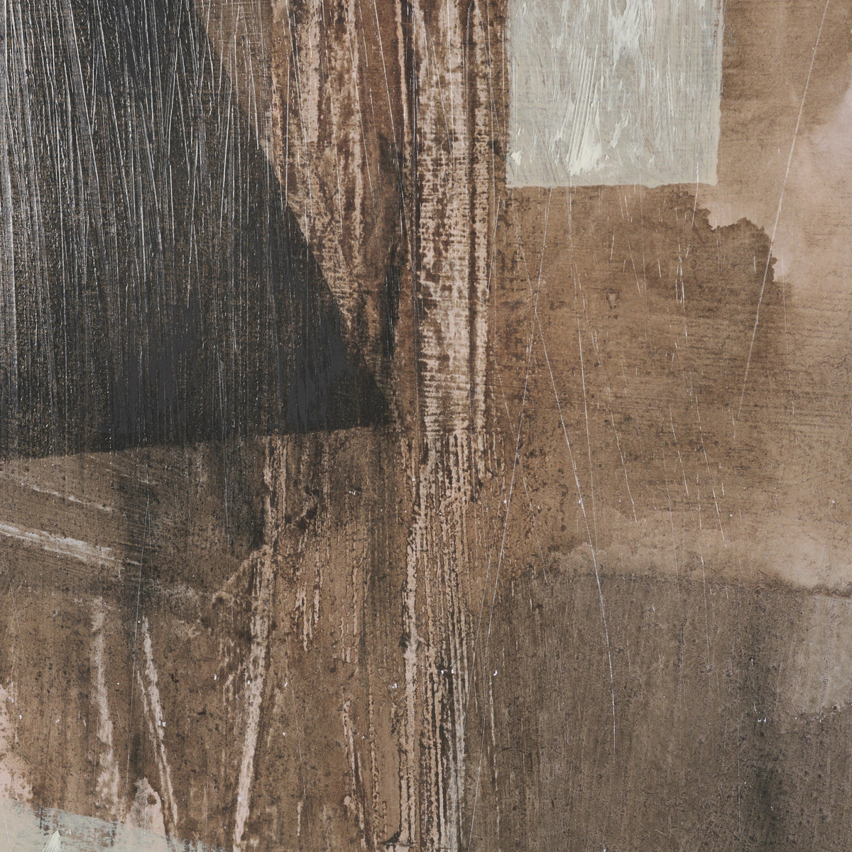 Fault Geometry II by Mercana Studio Hand-Embellished Textured Framed Artwork Matted under Glass by Mercana at Eve Furniture