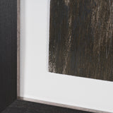 Fault Geometry II by Mercana Studio Hand-Embellished Textured Framed Artwork Matted under Glass by Mercana at Eve Furniture