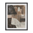 Fault Geometry II by Mercana Studio Hand-Embellished Textured Framed Artwork Matted under Glass by Mercana at Eve Furniture