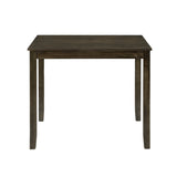 Faust Charcoal Brown 5-Piece Dining Set by Homelegance at Eve Furniture