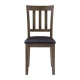 Faust Charcoal Brown 5-Piece Dining Set by Homelegance at Eve Furniture