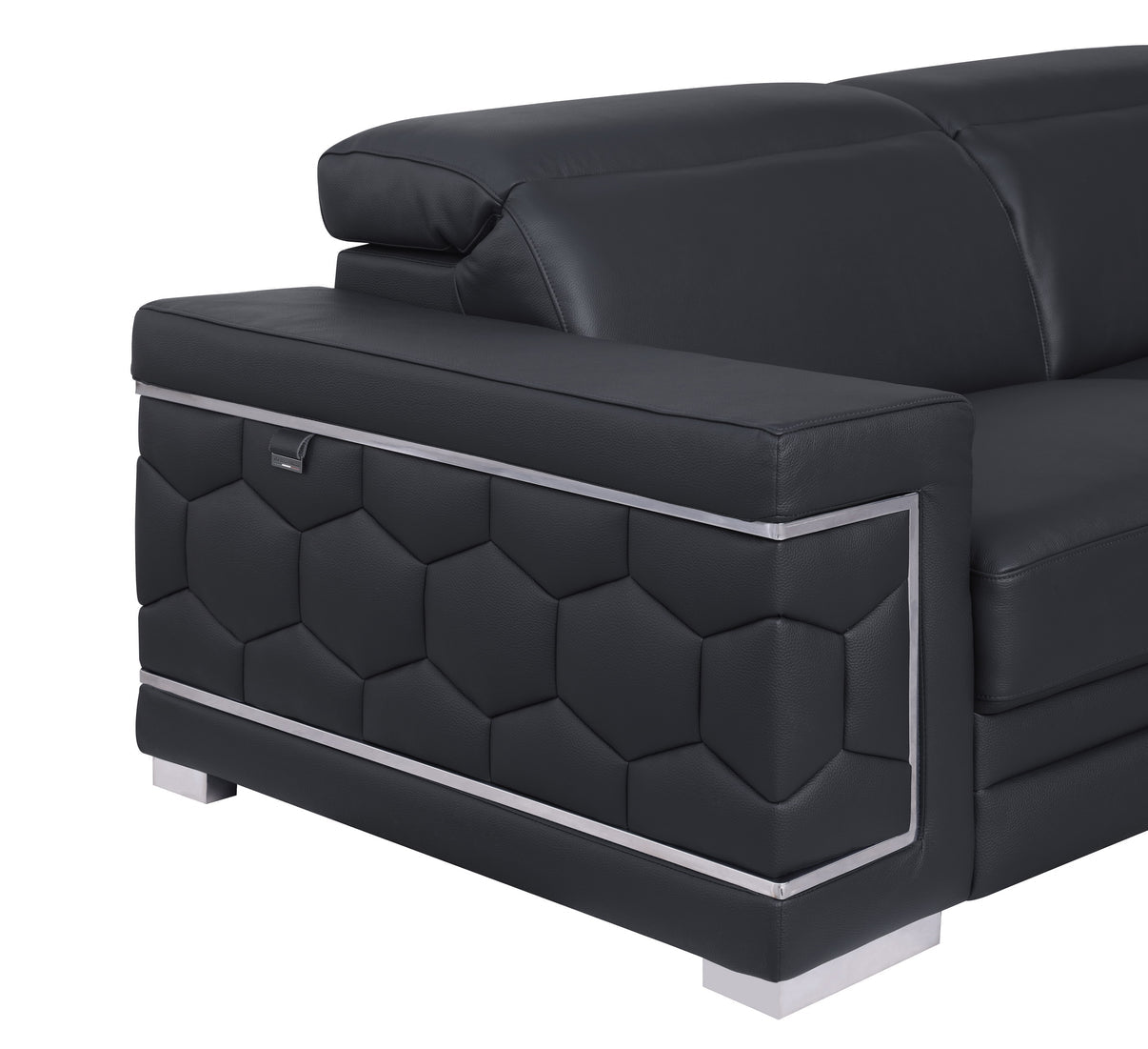Favo Black 4-Piece Sectional by New Era Innovations at Eve Furniture