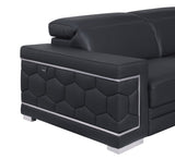 Favo Black 4-Piece Sectional by New Era Innovations at Eve Furniture