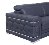 Favo Dark Navy 4-Piece Sectional by New Era Innovations at Eve Furniture