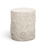 Fawn Driftwood Concrete Indoor/Outdoor Side Table