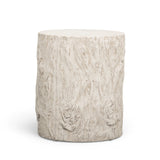 Fawn Driftwood Concrete Indoor/Outdoor Side Table