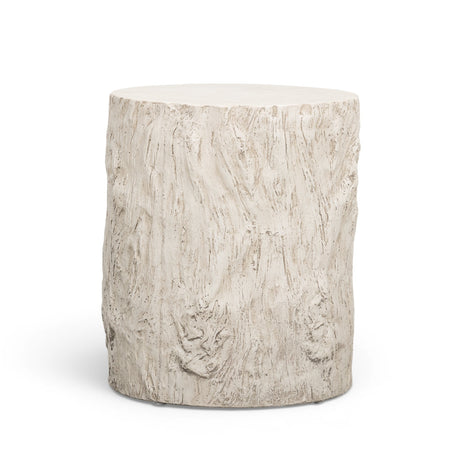 Fawn Driftwood Concrete Indoor/Outdoor Side Table by TOV Furniture at Eve Furniture