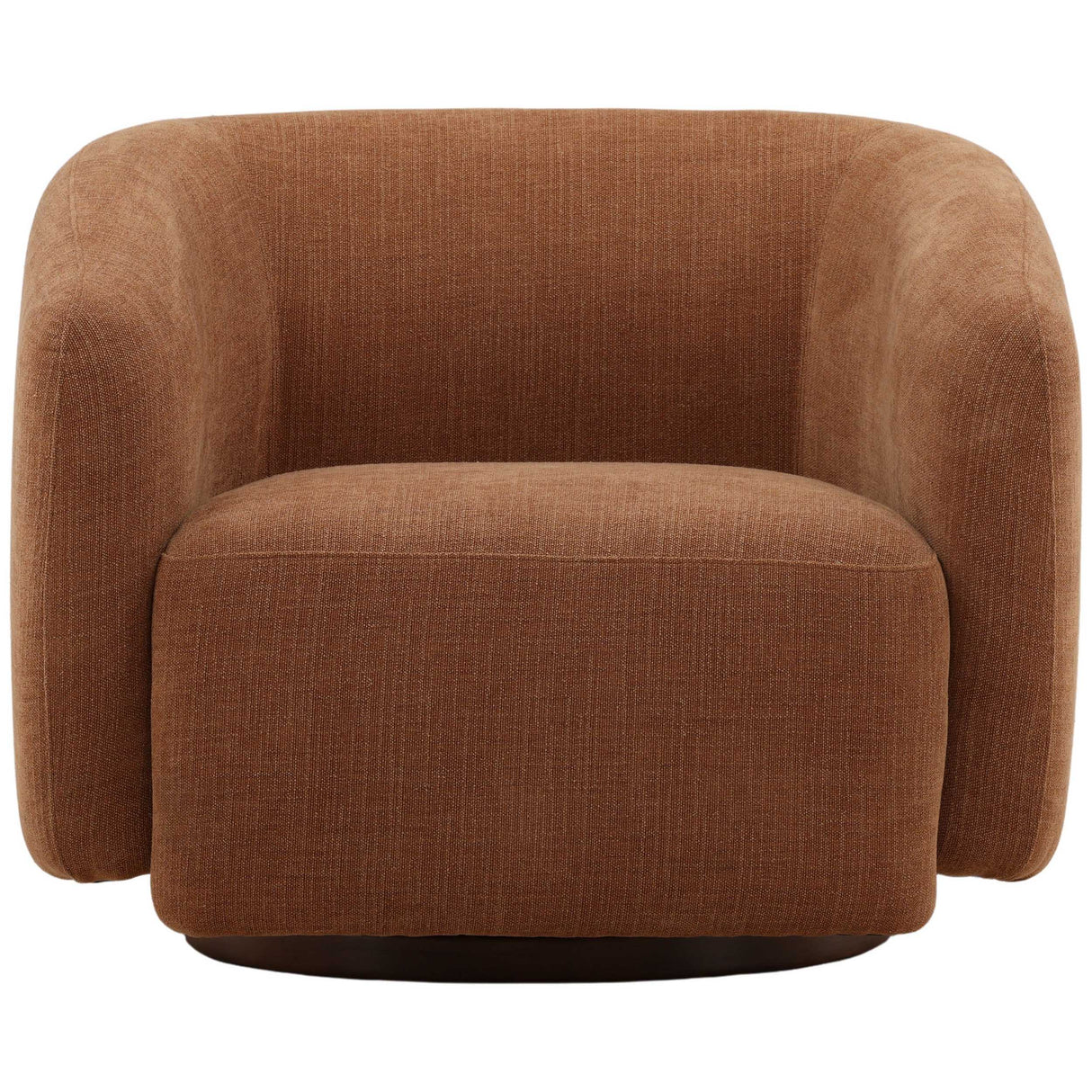 Fawn Swivel Chair, Sepulveda Rust by Dovetail at Eve Furniture