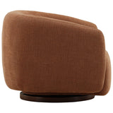 Fawn Swivel Chair, Sepulveda Rust by Dovetail at Eve Furniture