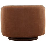 Fawn Swivel Chair, Sepulveda Rust by Dovetail at Eve Furniture