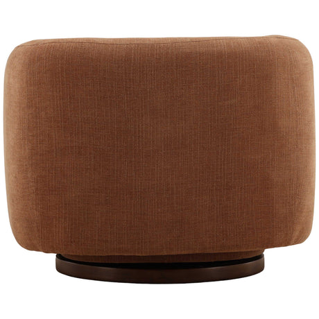 Fawn Swivel Chair, Sepulveda Rust by Dovetail at Eve Furniture
