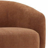 Fawn Swivel Chair, Sepulveda Rust by Dovetail at Eve Furniture