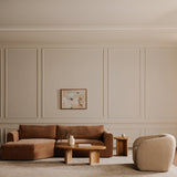 Faye Beige Boucle Accent Chair by MOES at Eve Furniture
