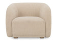 Faye Beige Boucle Accent Chair by MOES at Eve Furniture