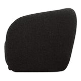 Faye Black Boucle Accent Chair by MOES at Eve Furniture