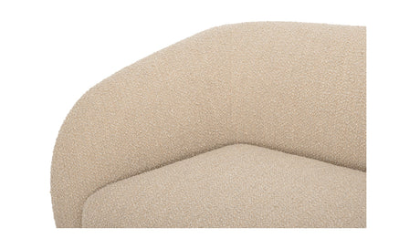 Faye Sectional Beige Boucle by Moe's Home at Eve Furniture