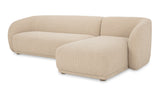 Faye Sectional Beige Boucle by Moe's Home at Eve Furniture
