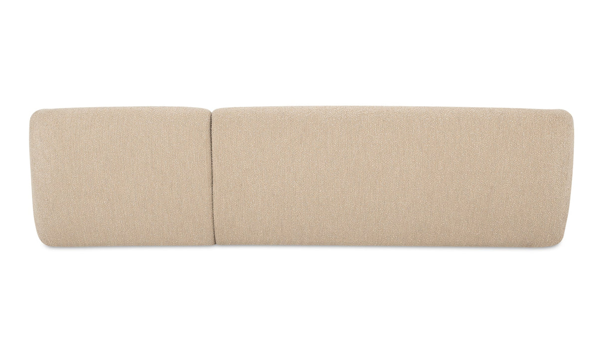 Faye Sectional Beige Boucle by Moe's Home at Eve Furniture