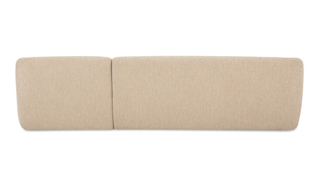 Faye Sectional Beige Boucle by Moe's Home at Eve Furniture