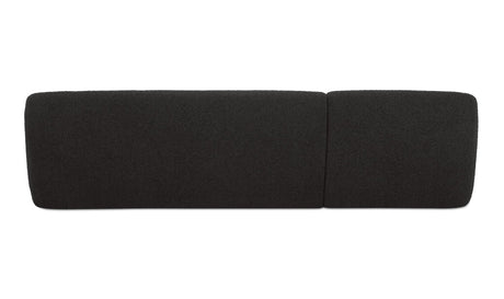 Faye Sectional Black Boucle by Moe's Home at Eve Furniture