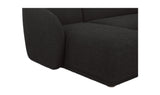 Faye Sectional Black Boucle by Moe's Home at Eve Furniture