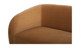 Faye Sectional Tan Faux Mohair by Moe's Home at Eve Furniture