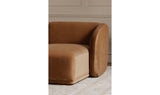 Faye Sectional Tan Faux Mohair by Moe's Home at Eve Furniture