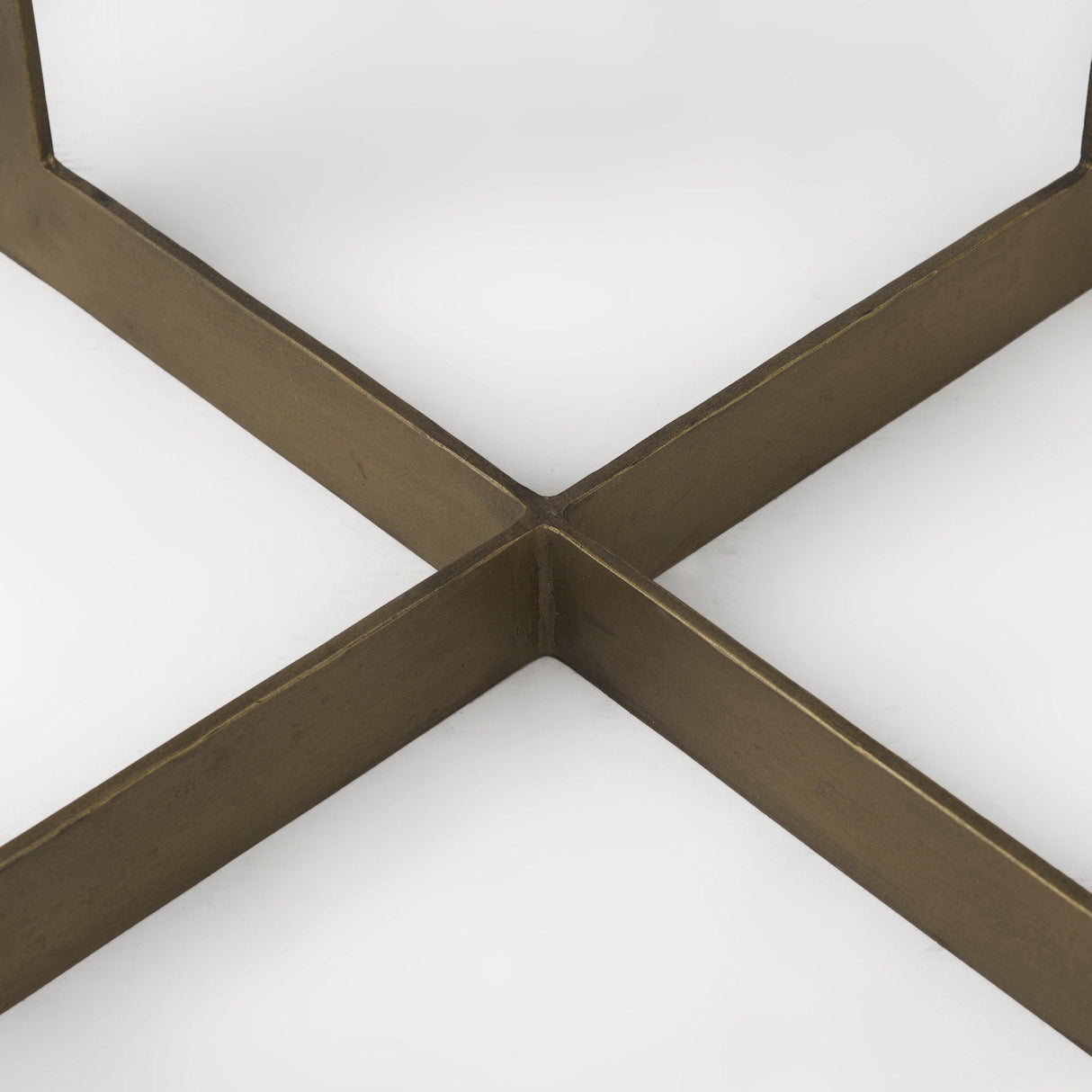 Faye (Set of 2) Beige Finished Wood W/ Gold Metal Base Accent Tables by Mercana at Eve Furniture