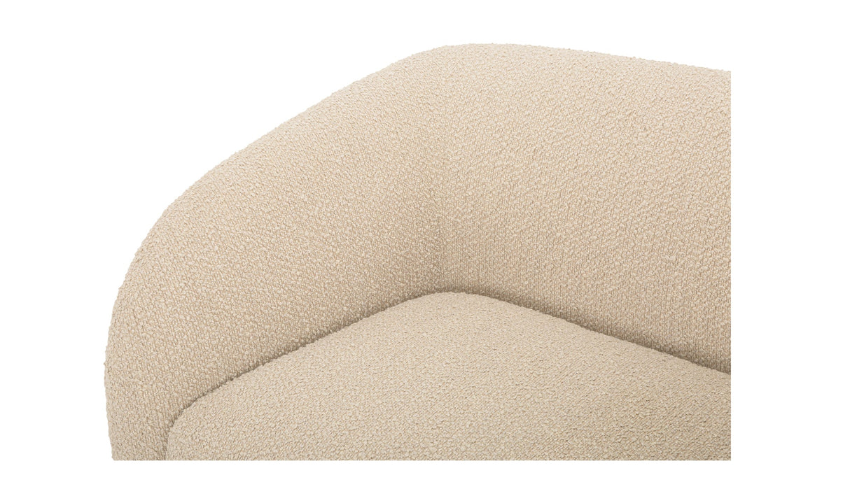 Faye Sofa Beige Boucle by Moe's Home at Eve Furniture