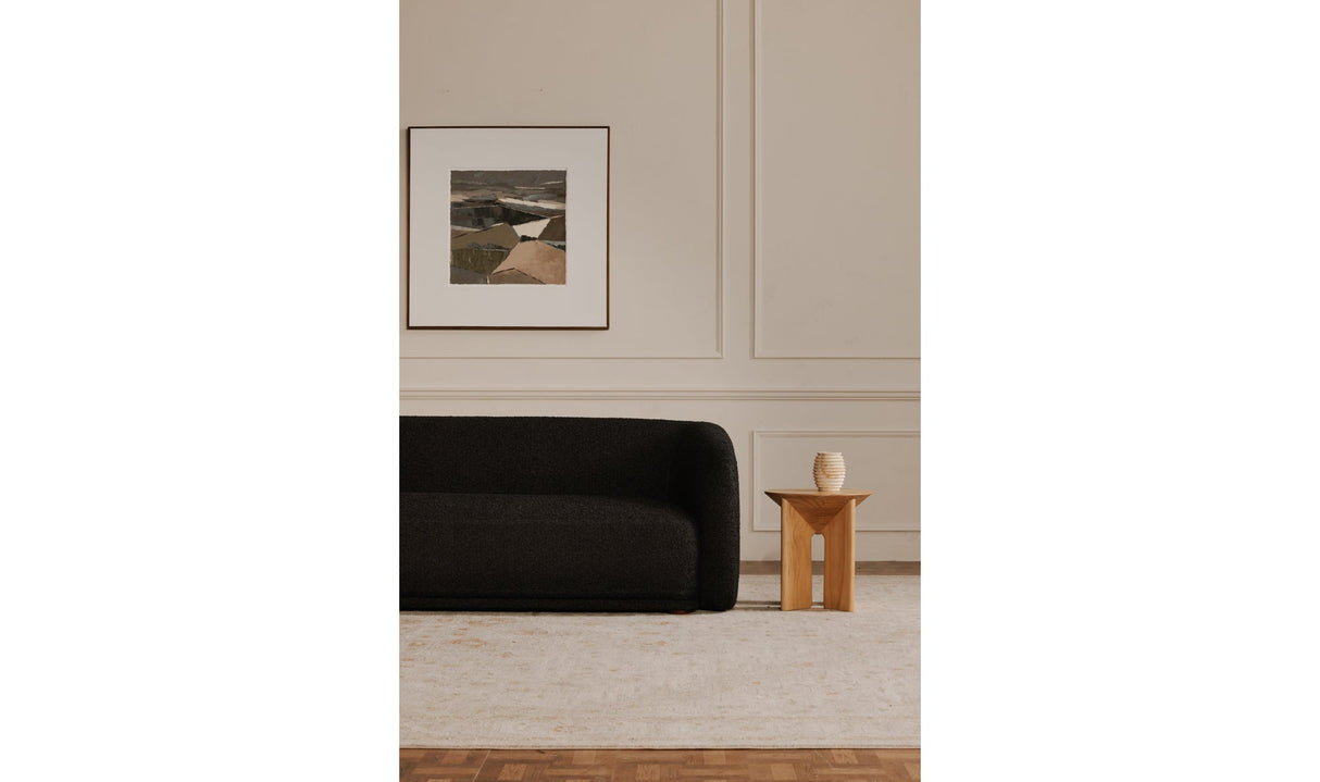 Faye Sofa Black Boucle by Moe's Home at Eve Furniture