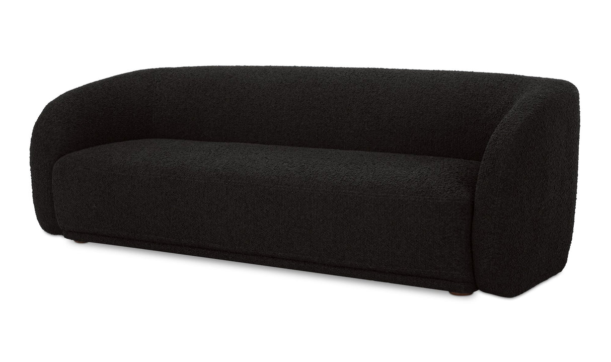 Faye Sofa Black Boucle by Moe's Home at Eve Furniture