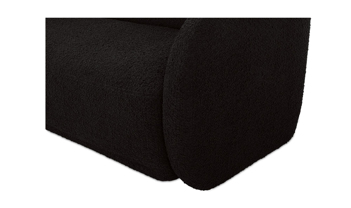 Faye Sofa Black Boucle by Moe's Home at Eve Furniture