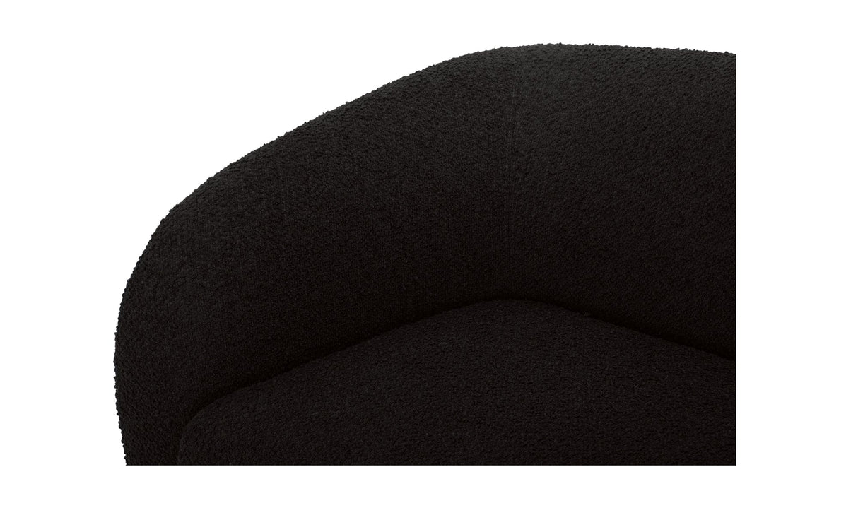 Faye Sofa Black Boucle by Moe's Home at Eve Furniture