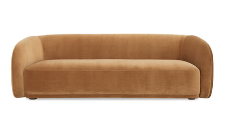 Faye Sofa Tan Faux Mohair by Moe's Home at Eve Furniture