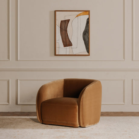 Faye Tan Accent Chair by MOES at Eve Furniture