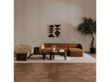 Faye Tan Faux Mohair Right Sectional