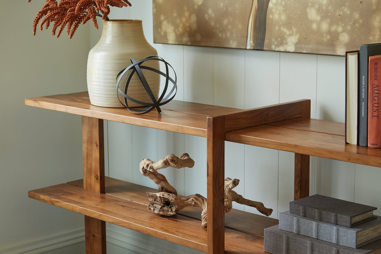 Fayemour Brown Console Sofa Table