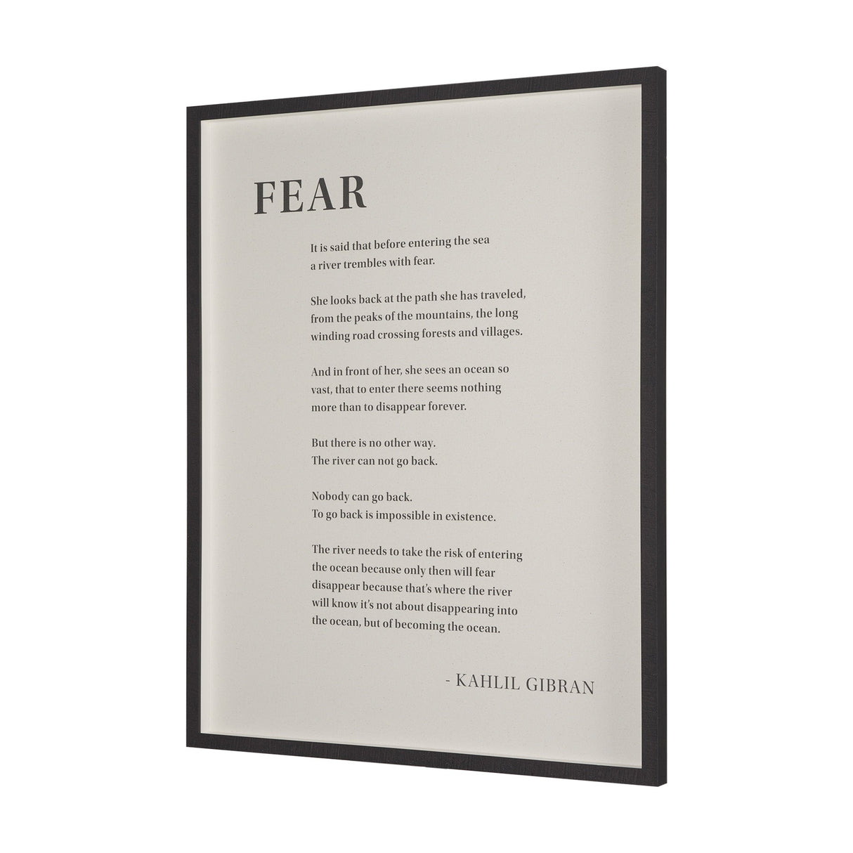 Fear by Mercana Studio a Hand Embellished Framed Art Print Matted under Glass by Mercana at Eve Furniture