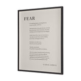 Fear by Mercana Studio a Hand Embellished Framed Art Print Matted under Glass by Mercana at Eve Furniture