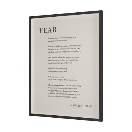 Fear by Mercana Studio a Hand Embellished Framed Art Print Matted under Glass by Mercana at Eve Furniture
