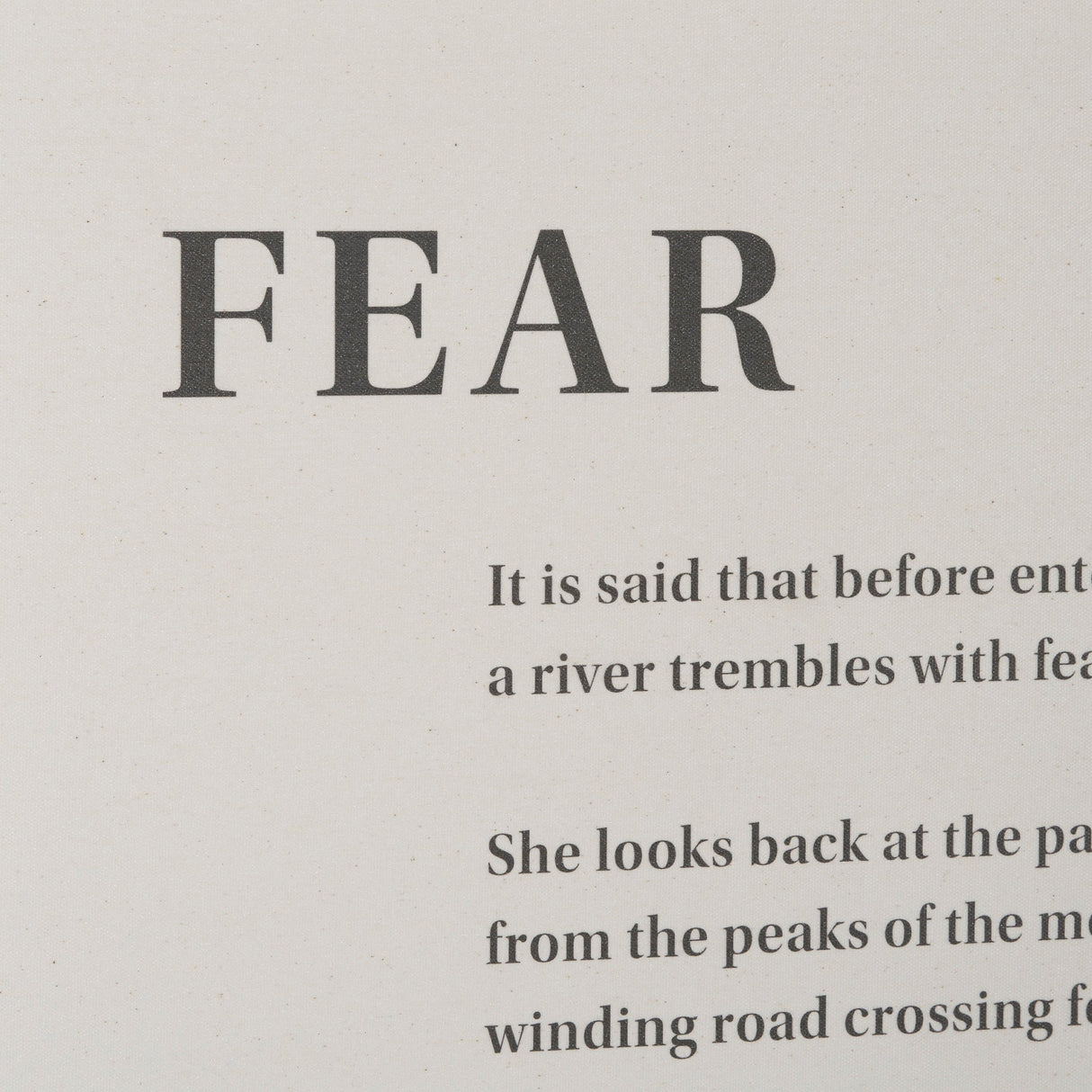 Fear by Mercana Studio a Hand Embellished Framed Art Print Matted under Glass by Mercana at Eve Furniture