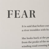 Fear by Mercana Studio a Hand Embellished Framed Art Print Matted under Glass by Mercana at Eve Furniture