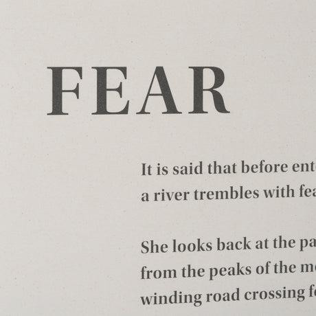 Fear by Mercana Studio a Hand Embellished Framed Art Print Matted under Glass by Mercana at Eve Furniture