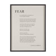 Fear by Mercana Studio a Hand Embellished Framed Art Print Matted under Glass by Mercana at Eve Furniture