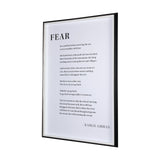 Fear by Mercana Studio a Hand Embellished Textured Framed Art Photograph Matted under Glass by Mercana at Eve Furniture