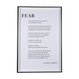 Fear by Mercana Studio a Hand Embellished Textured Framed Art Photograph Matted under Glass by Mercana at Eve Furniture