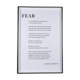 Fear by Mercana Studio a Hand Embellished Textured Framed Art Photograph Matted under Glass by Mercana at Eve Furniture