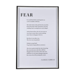 Fear by Mercana Studio a Hand Embellished Textured Framed Art Photograph Matted under Glass by Mercana at Eve Furniture