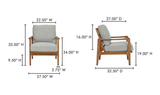 Fearne Accent Chair by Moe's Home at Eve Furniture